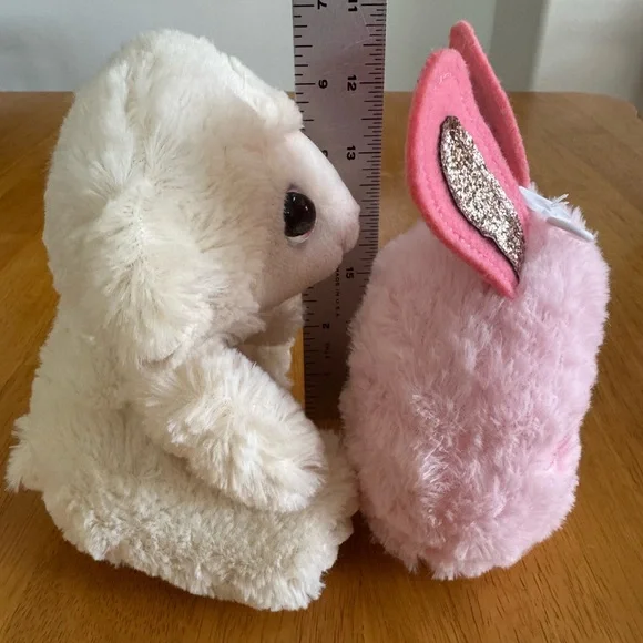 Easter Lamb and Bunny Egg Plush Lot Set - Picture 2 of 4